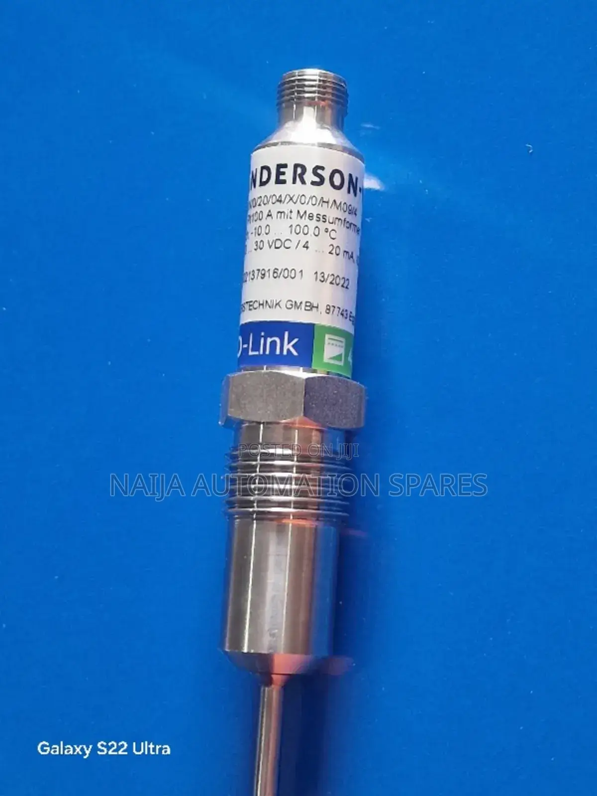 Negele Temperature Sensor TSMF/C02/X/0/20/04/X/0/0/H/M09/4
