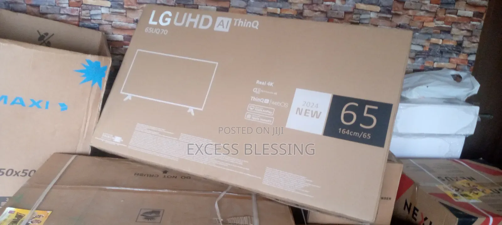Original Frameless LG 65" Smart Tv+Youtube_65uq70