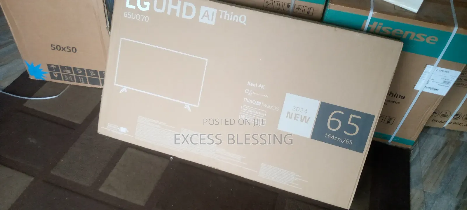 New Frameless Quality 65" Smart Tv+ Netflix-65uq70