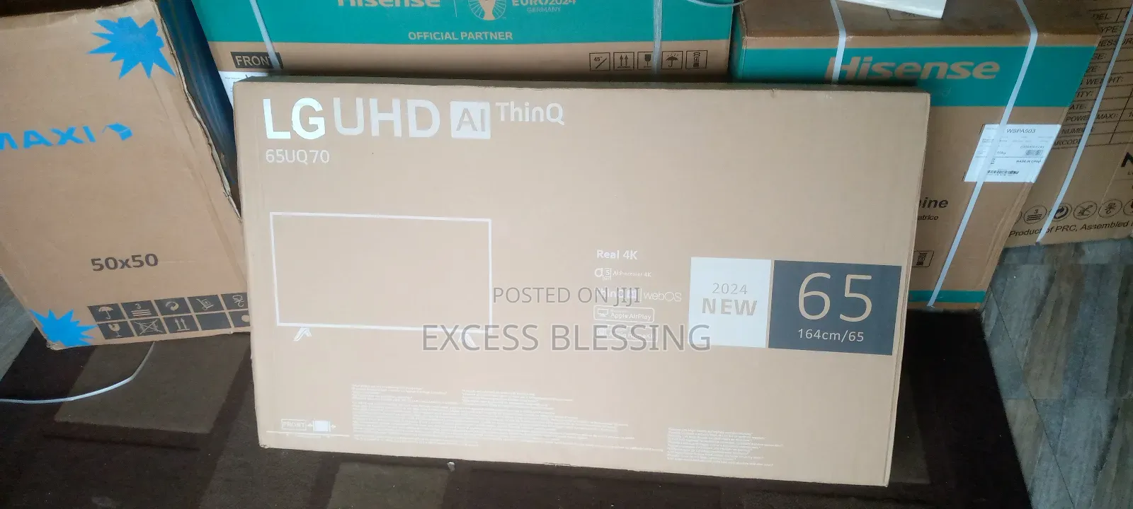Frameless LG 65"Smart+Bluetooth-65uq70