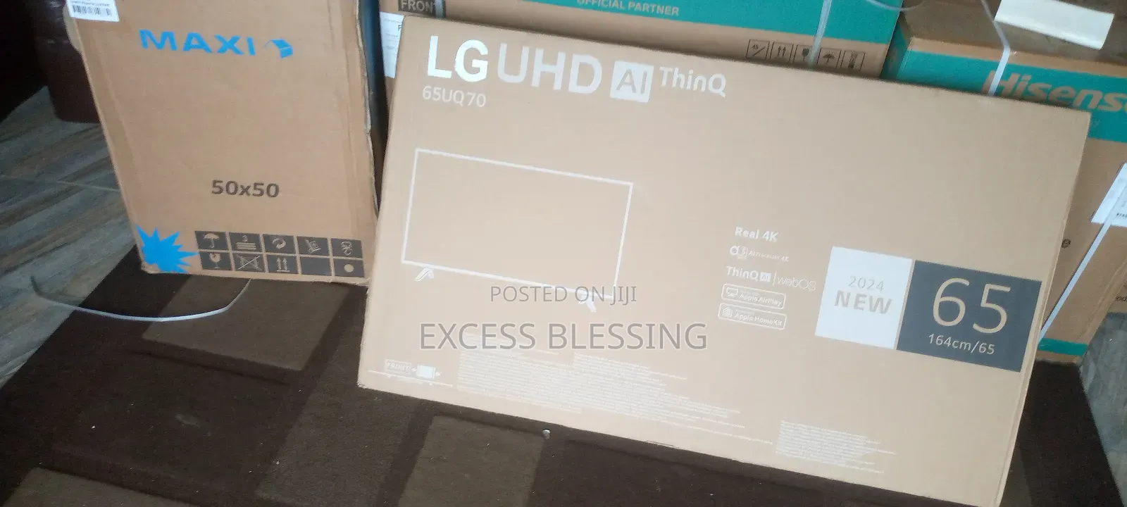 Brand New LG 65" Quality Smart Tv+Mira-cast_65uq70