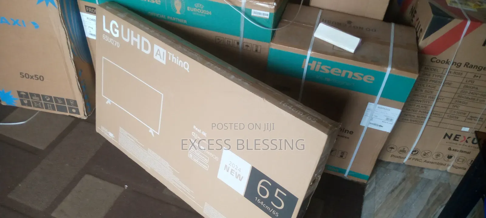 Brand New Affordable LG 65" Smart TV+Mira-cast_65uq70