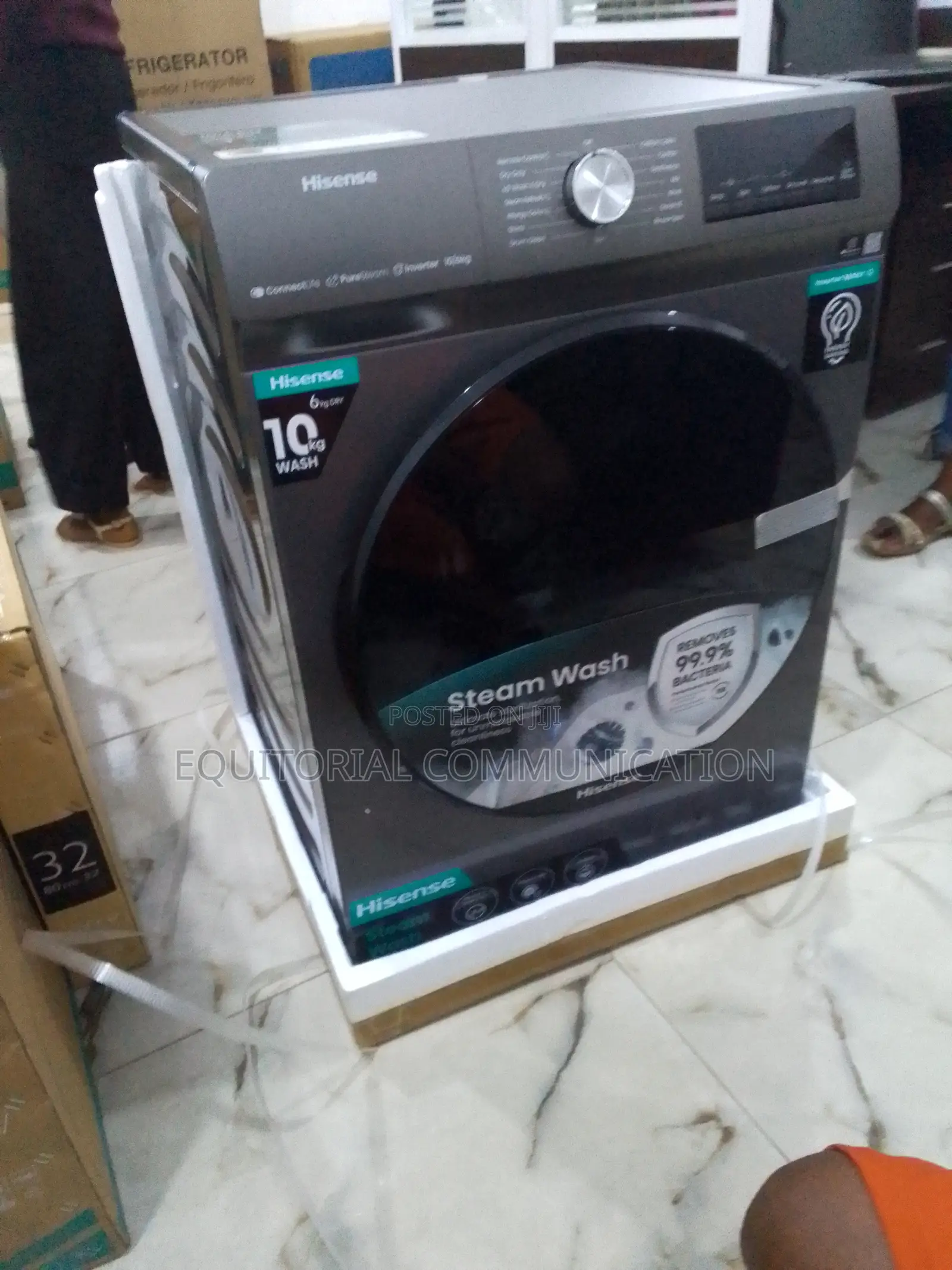 Hisense WD3Q1043BT Front Load Washer (10 KG) and 