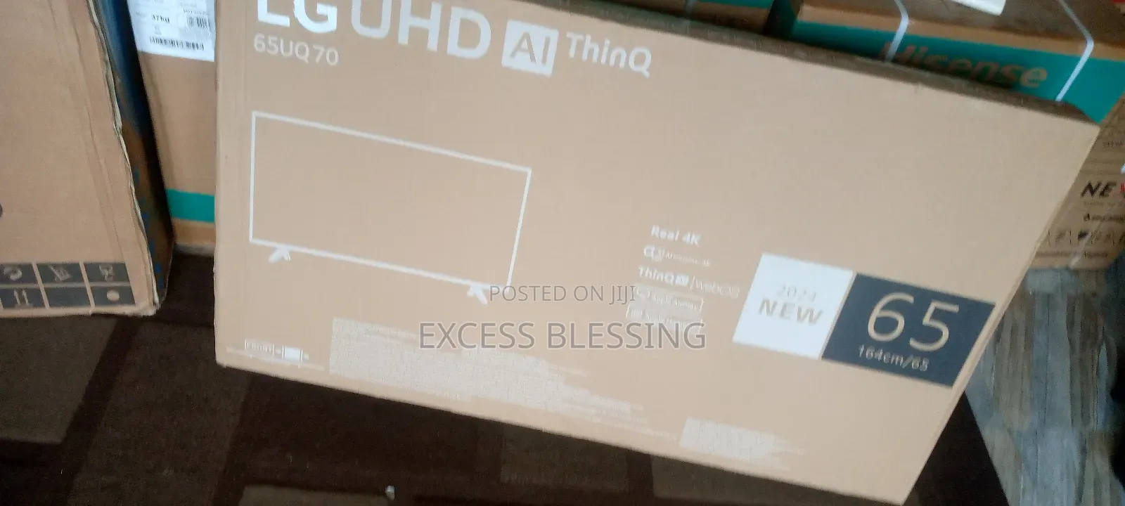 Quality New Frameless 65" LG Smart TV+ Wi-Fi -65uq70