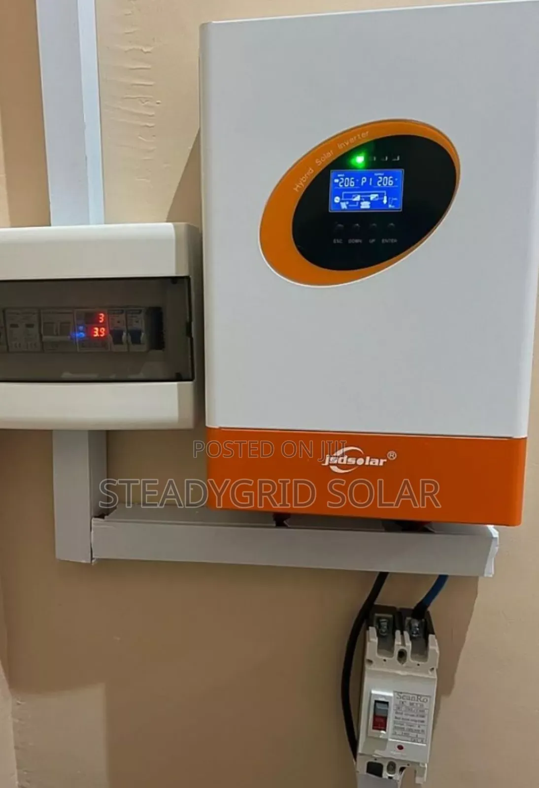 5kva Inverter Setup With Efficient 10kwh Lithium Ion Battery