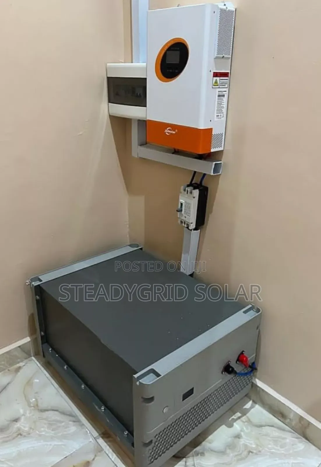 5kva Inverter Setup With Efficient 10kwh Lithium Ion Battery