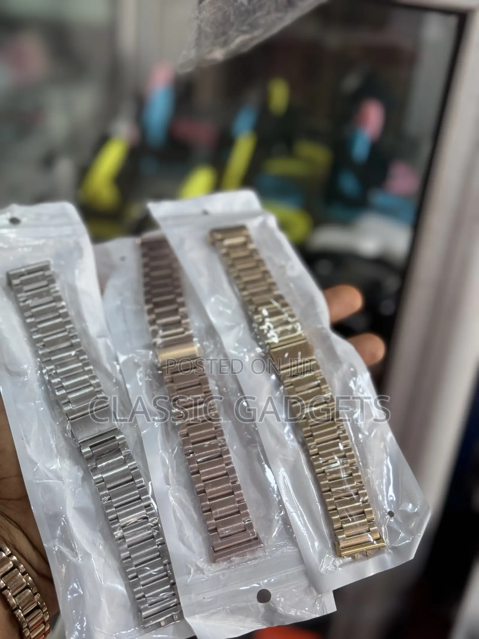 Stainless Steel Metal Chain Strap for Galaxy Fit 3