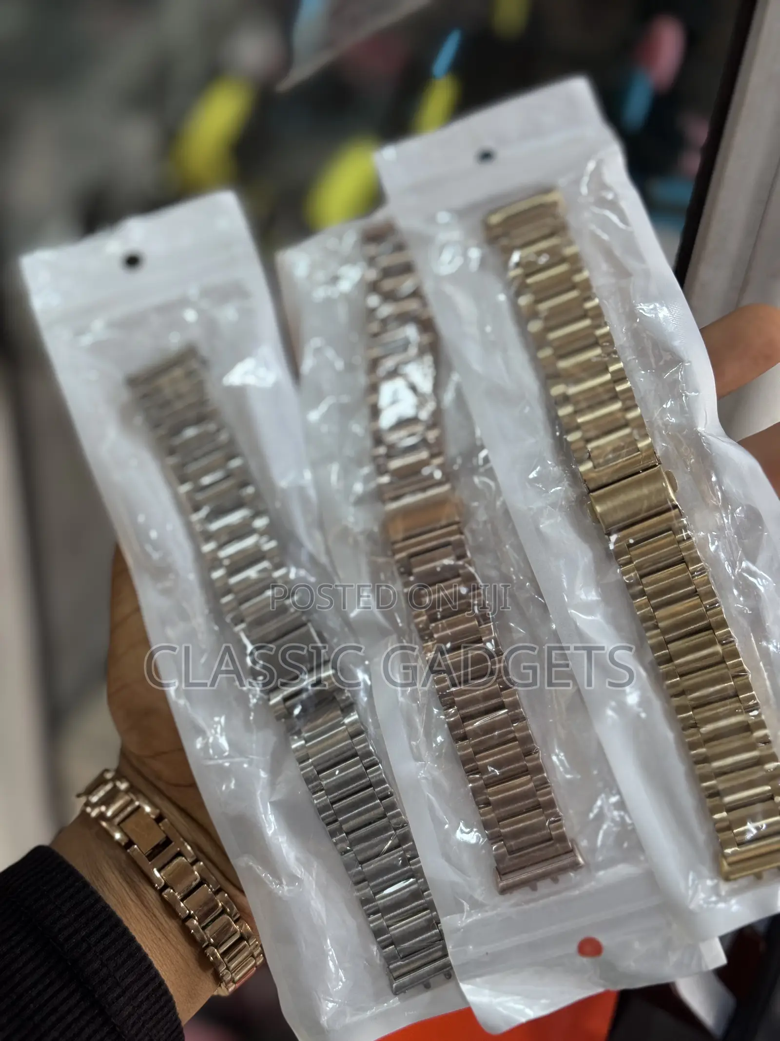 Stainless Steel Metal Chain Strap for Galaxy Fit 3