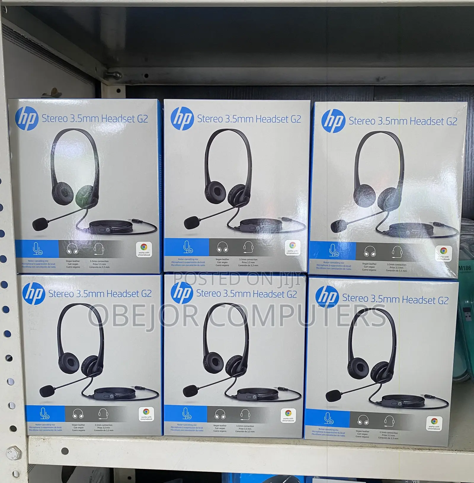 Hp Stereo 3.5mm G2 Headset With Noise Cancelling Microphone
