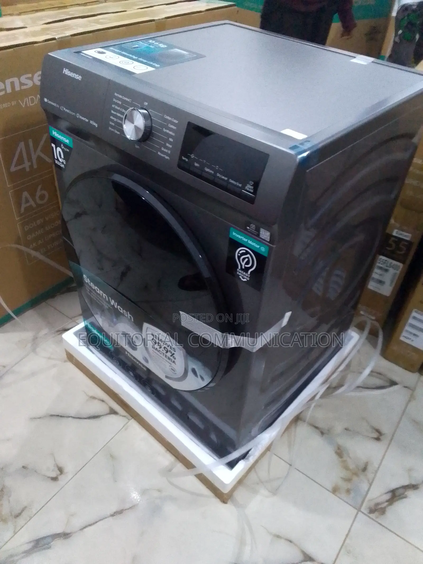 Hisense 10kg Wash +6kg Dryer (WM 1043bt-Wd3q) 