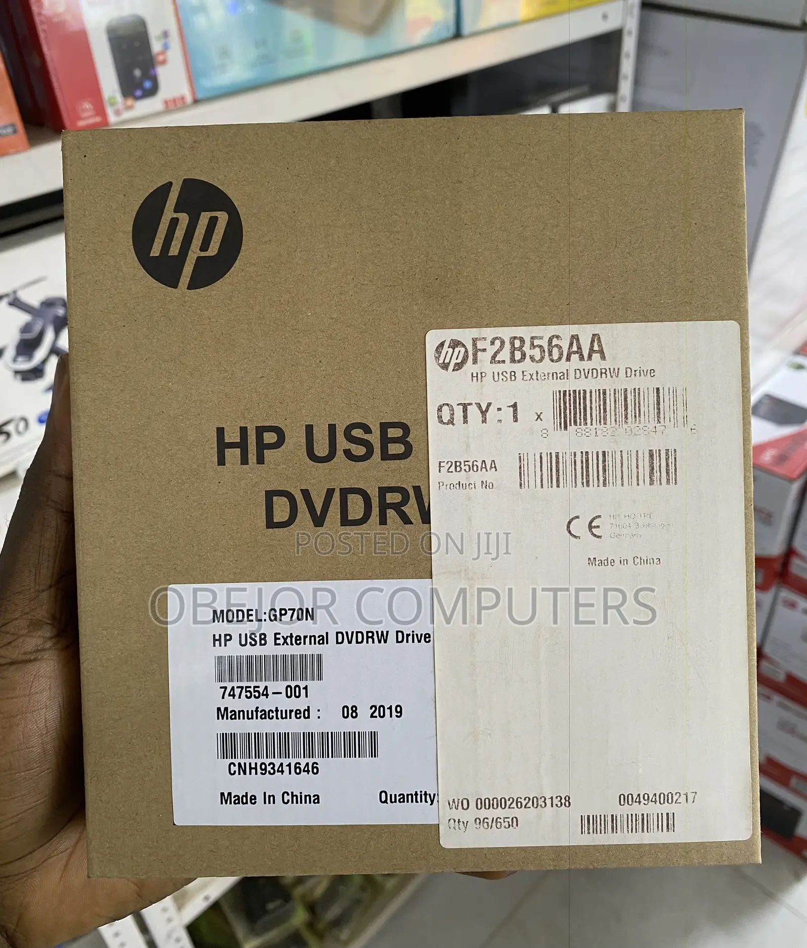 Hp Gp70n Usb External DVD/Rw Drive