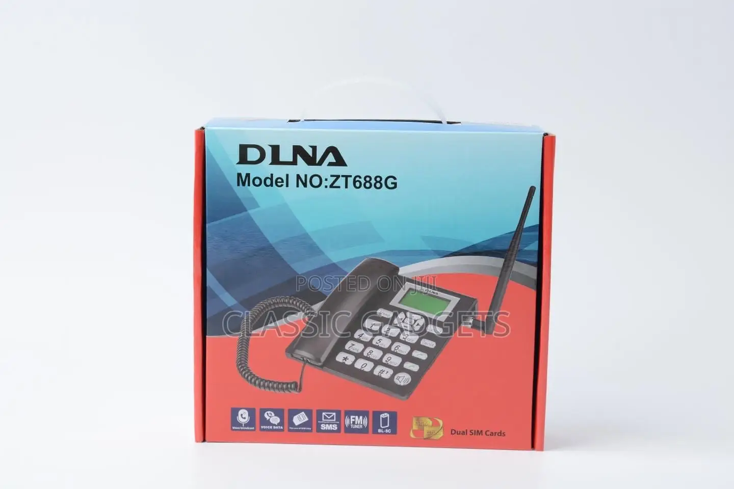 GSM Fixed Wireless Desktop Phone With 2 SIM Cards