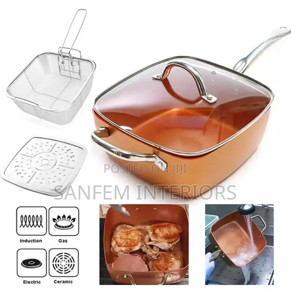 11.5m Copper Frying Pan