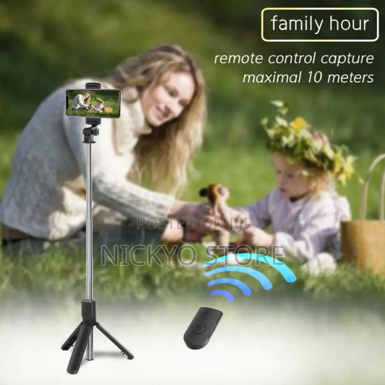 Extendable Selfie Stick Tripod With Wireless Remote