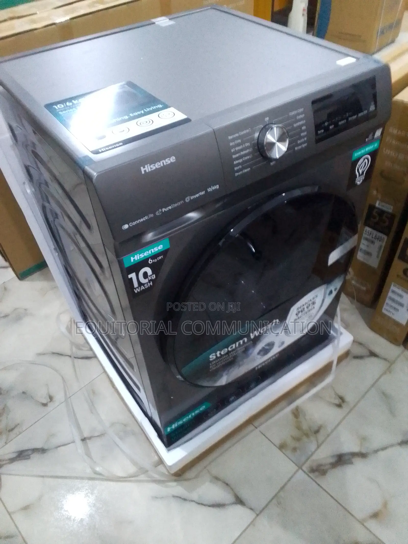 Everlasting 10kg Hisens Automatic Front Load Washing Machine