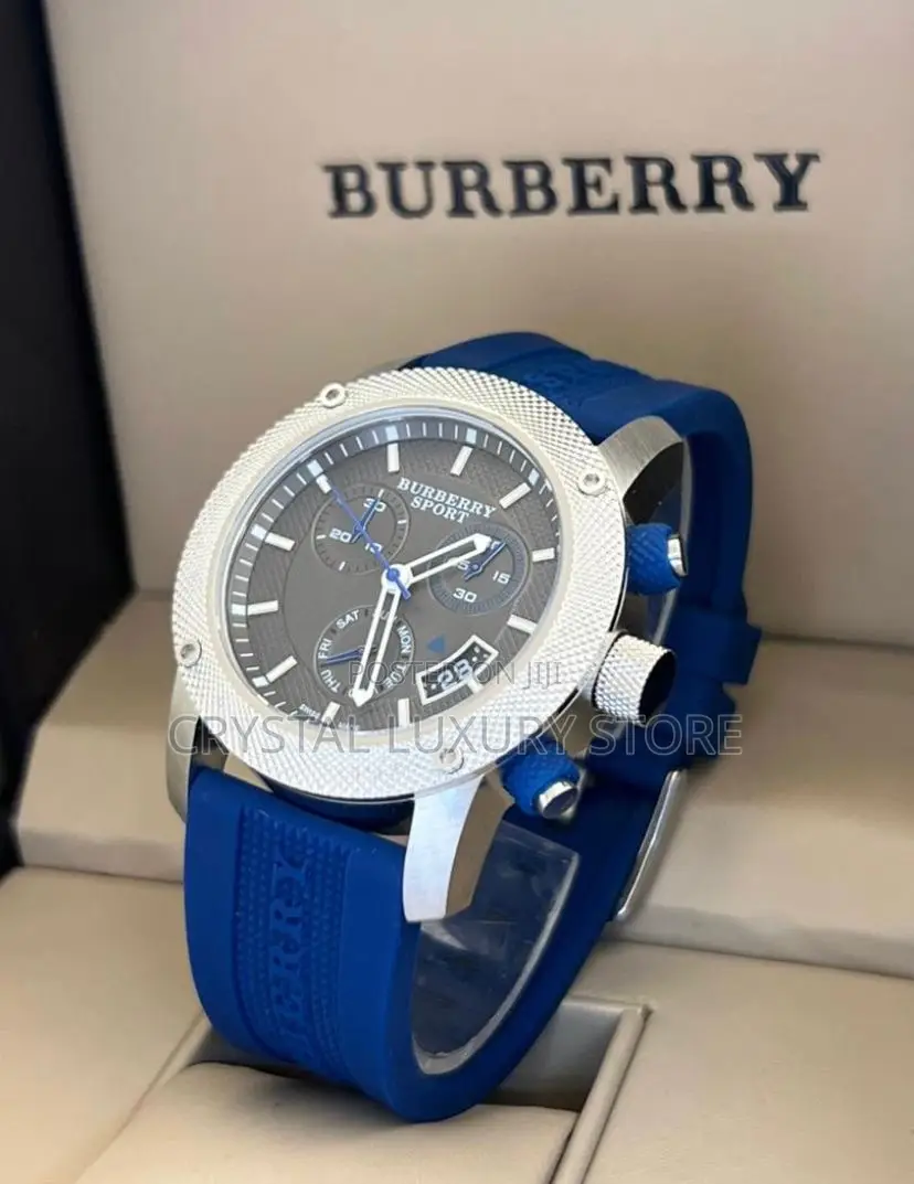Burberry Quality Luxury Rubber Strap Wristwatch