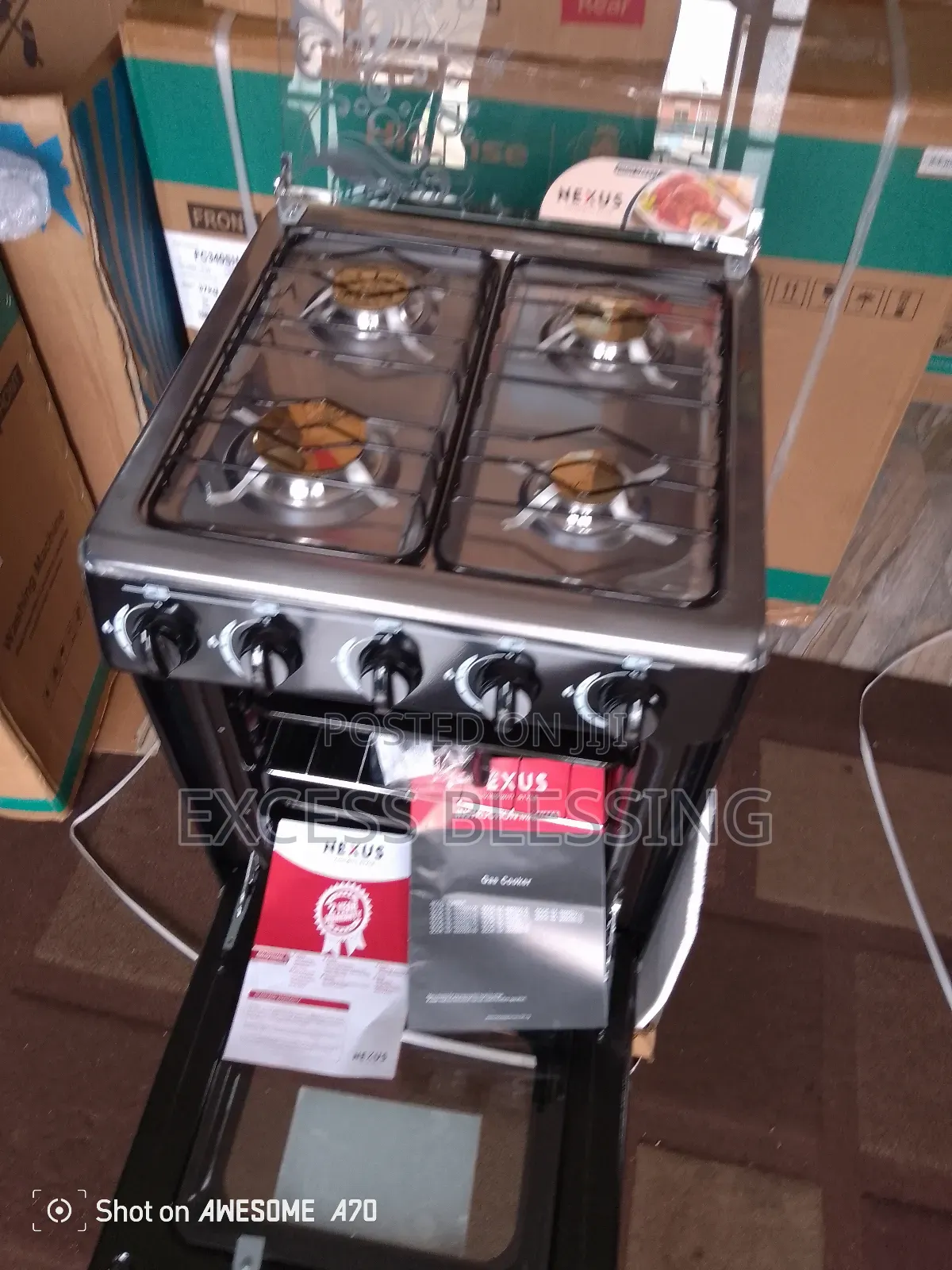 New 4 Burners Nexus 50/50 Standing Gas Cooker_nx50/55
