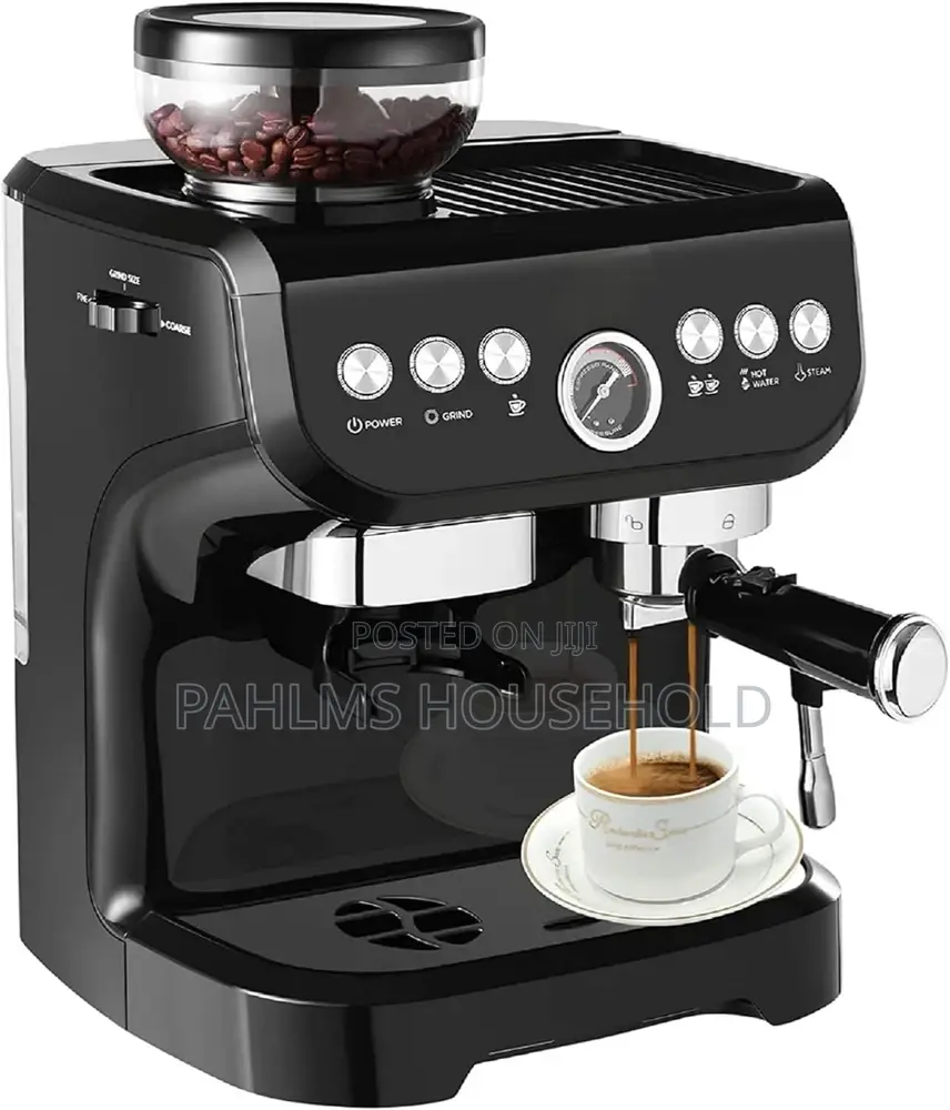 Commercial Espresso Coffee Machine With Integrated Grinder