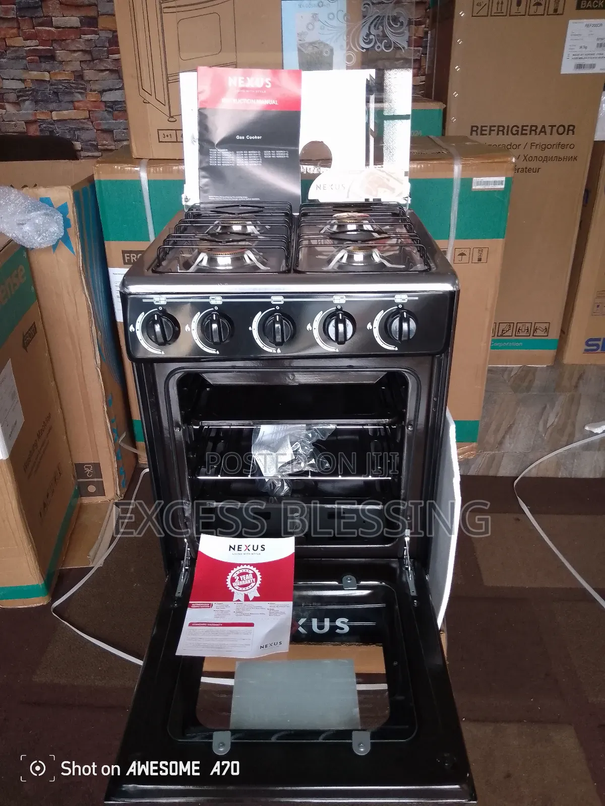 Original Nexus 50/50 4 Burners Standing Gas Cooker_nx 50/55