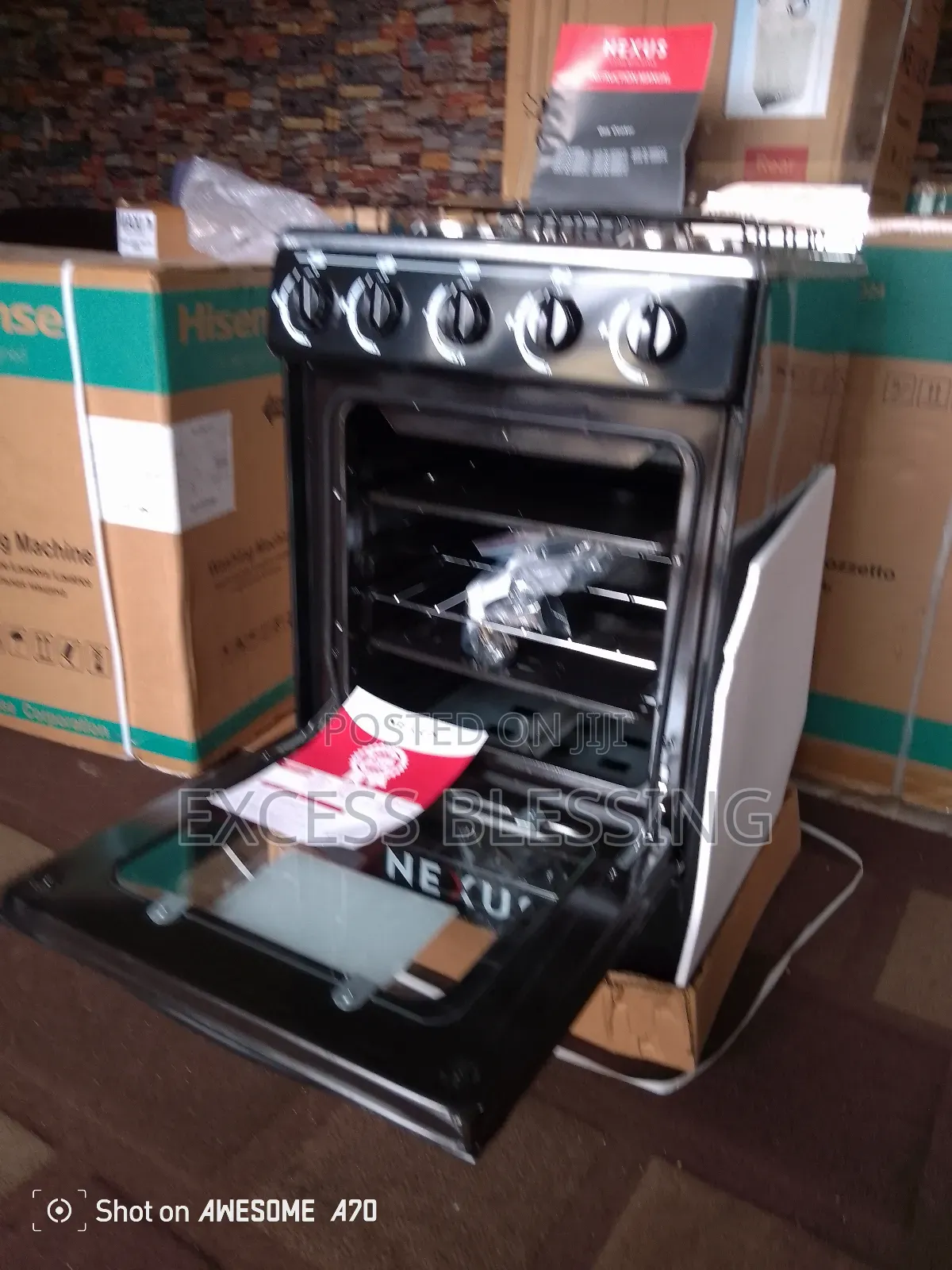 Quality Nexus 50/50 4 Burners Gas Cooker Nx-5055