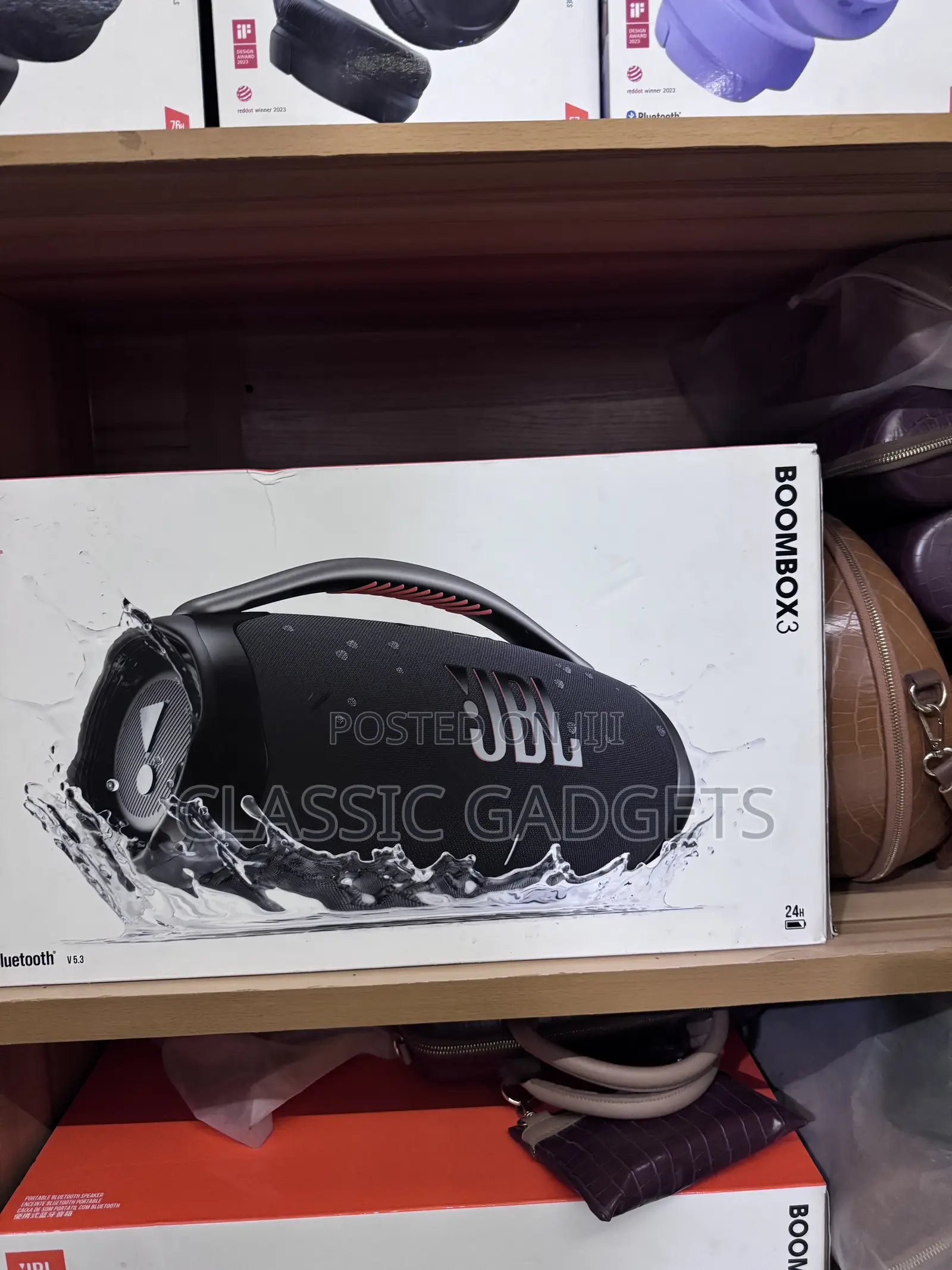 JBL Boombox 3 Portable Bluetooth Waterproof Speaker