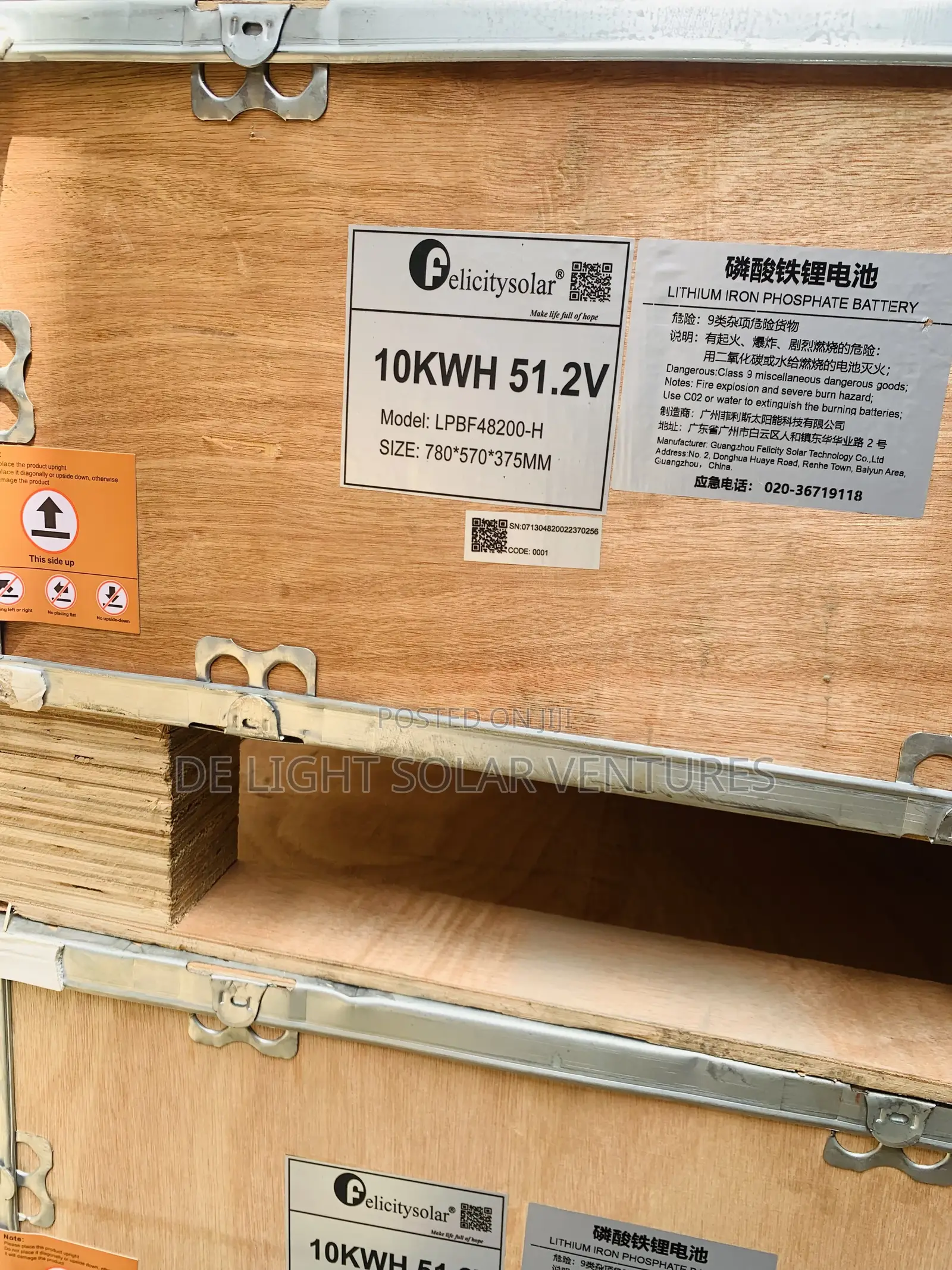 10kwh 51.2v Felicity Lithium Ion Battery