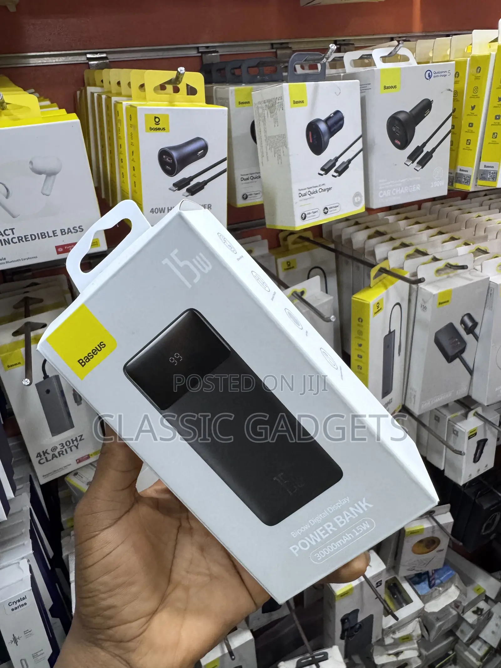 Baseus Bipow Digital Display Power Bank 30000mah 15W
