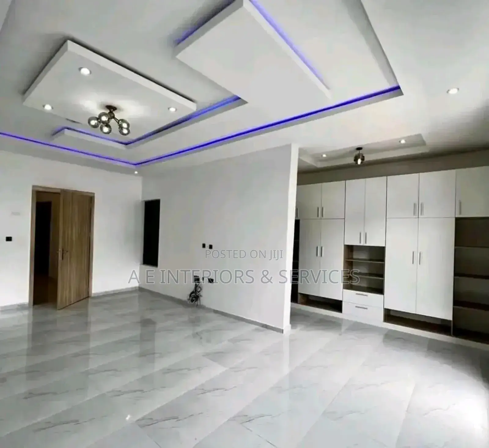 Unique Pop Ceilings, Console Wall Skimming Interior Design