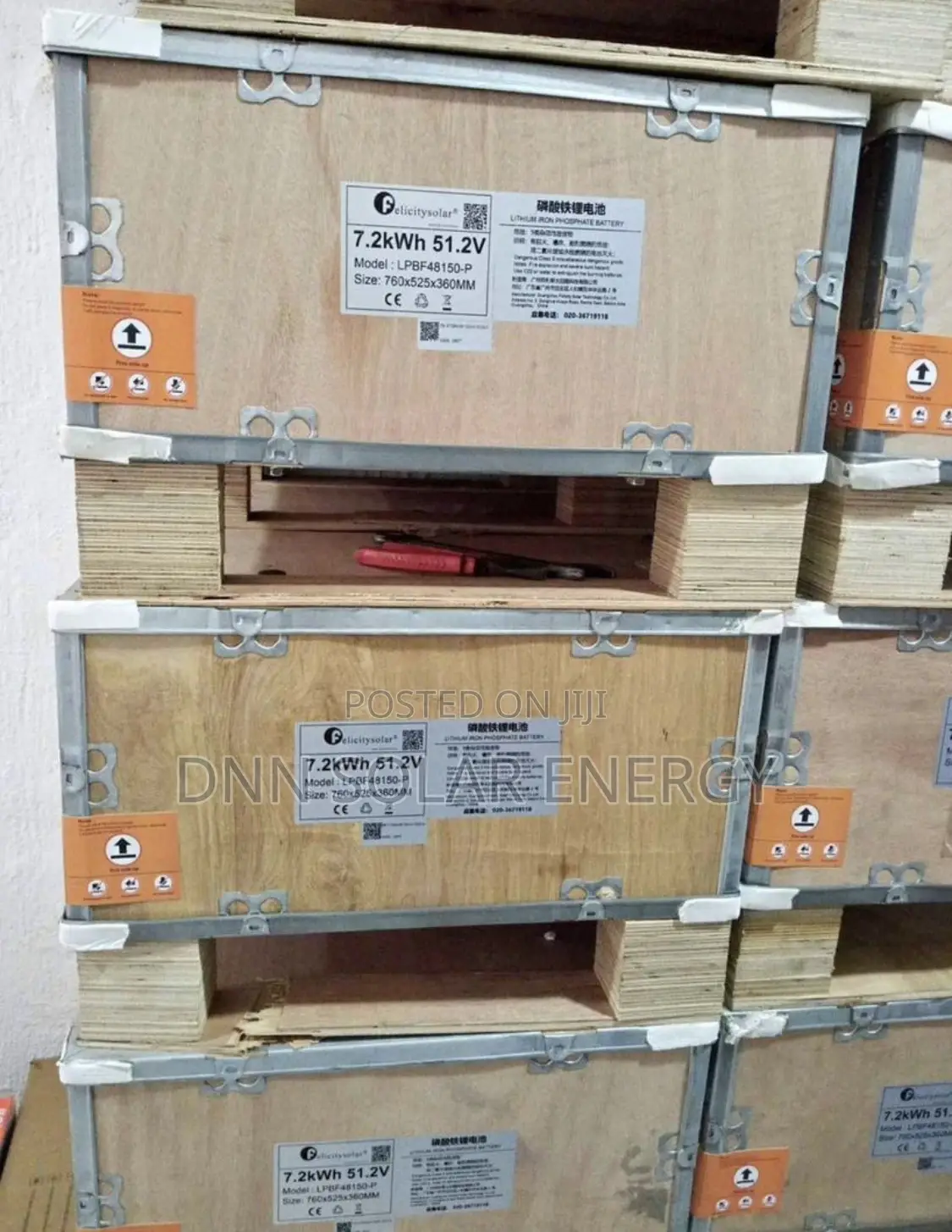 7.2kwh 51.2v Felicity Lithium Ion Batteries