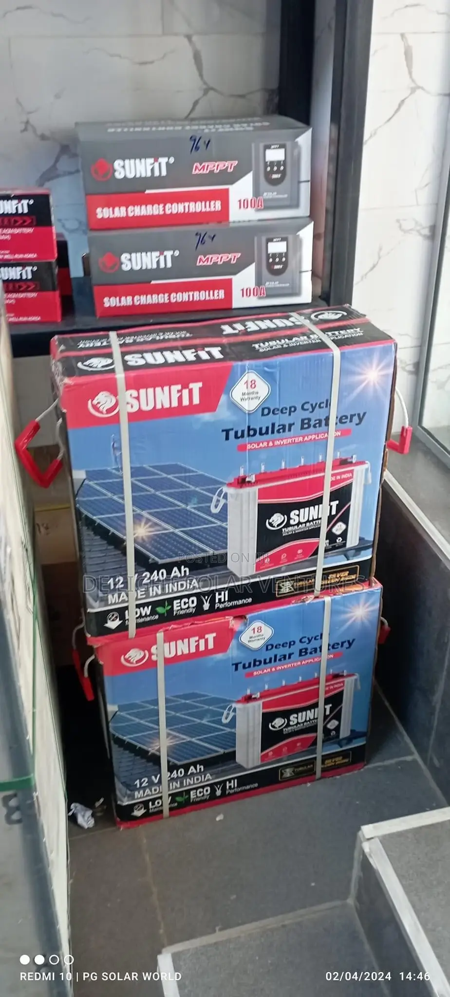 220ah 12v Sunfit Tubular Battery