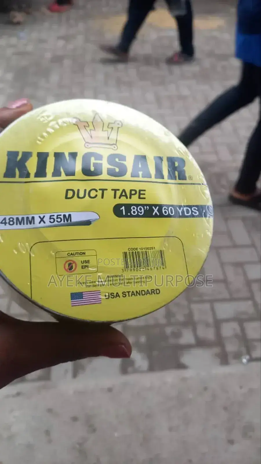 Duct Tape Gray Color