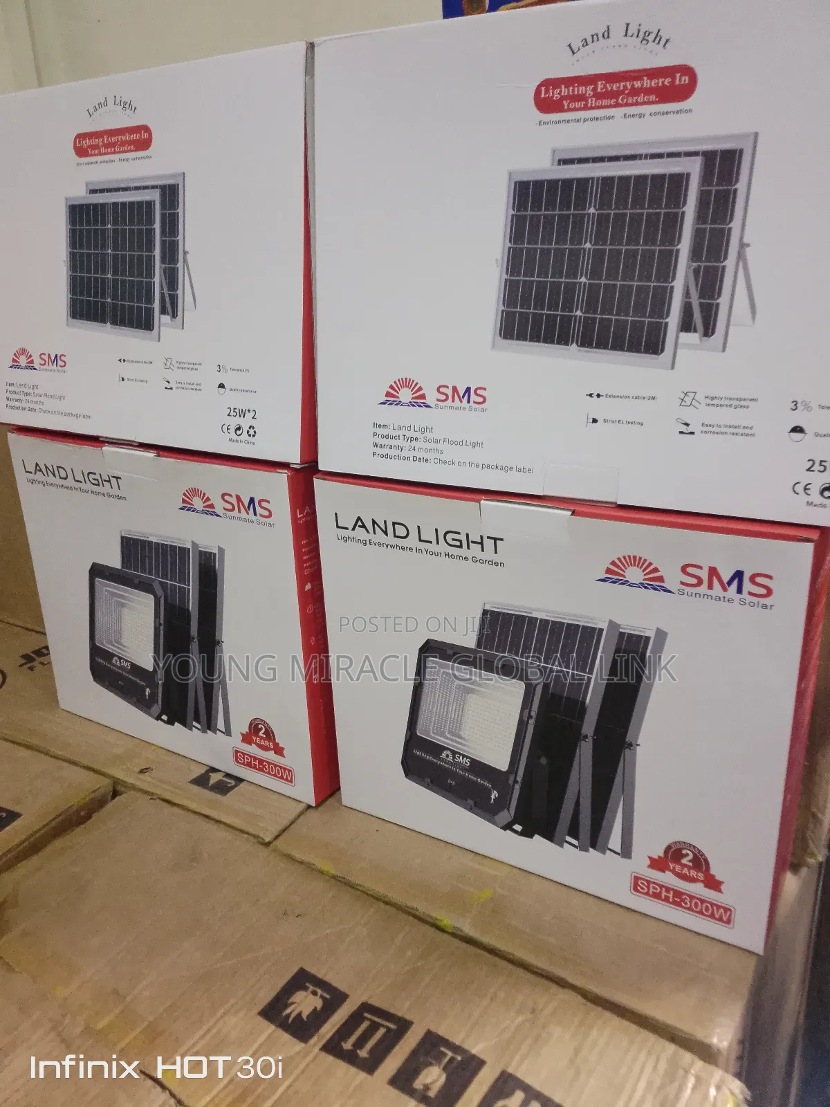 Brand New 300W SMS Solar Flood Lamp Light