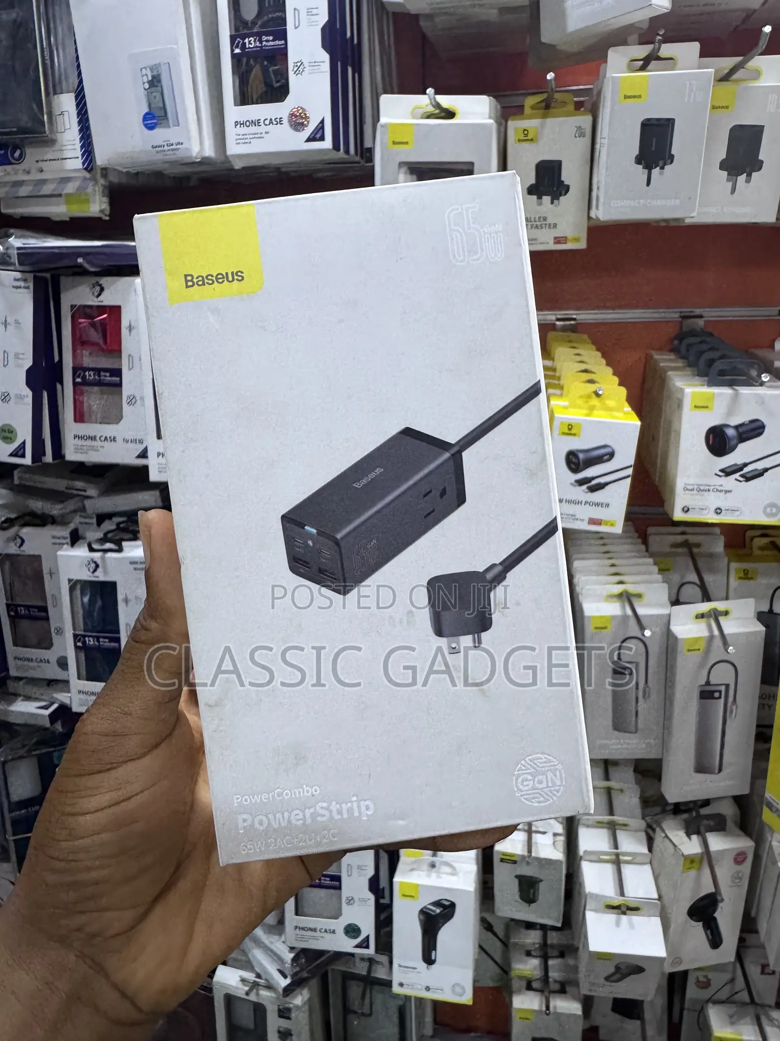 Baseus Power Strip 65W GAN Charger for Phones and Laptops