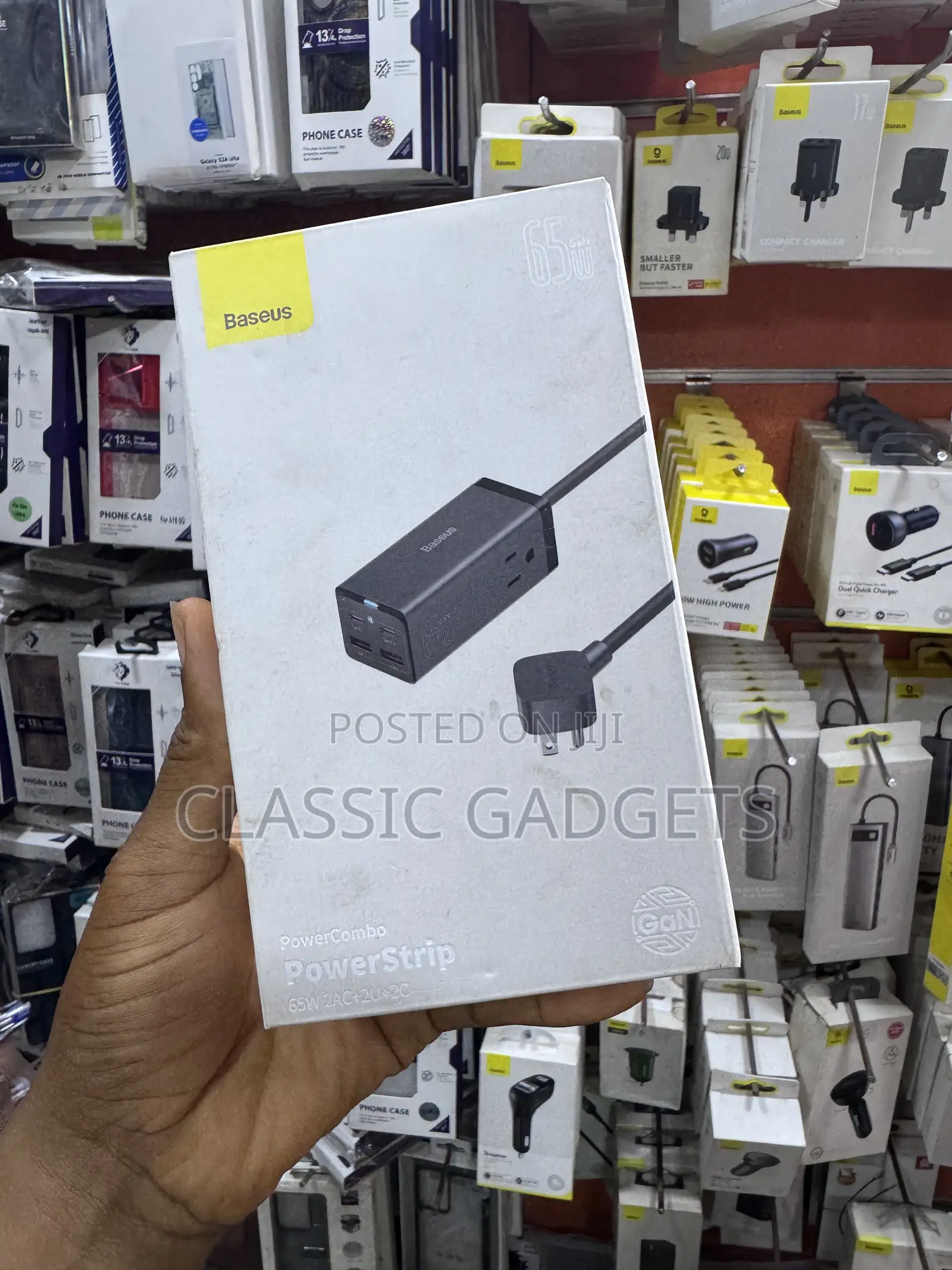 Baseus Power Strip 65W GAN Charger for Phones and Laptops