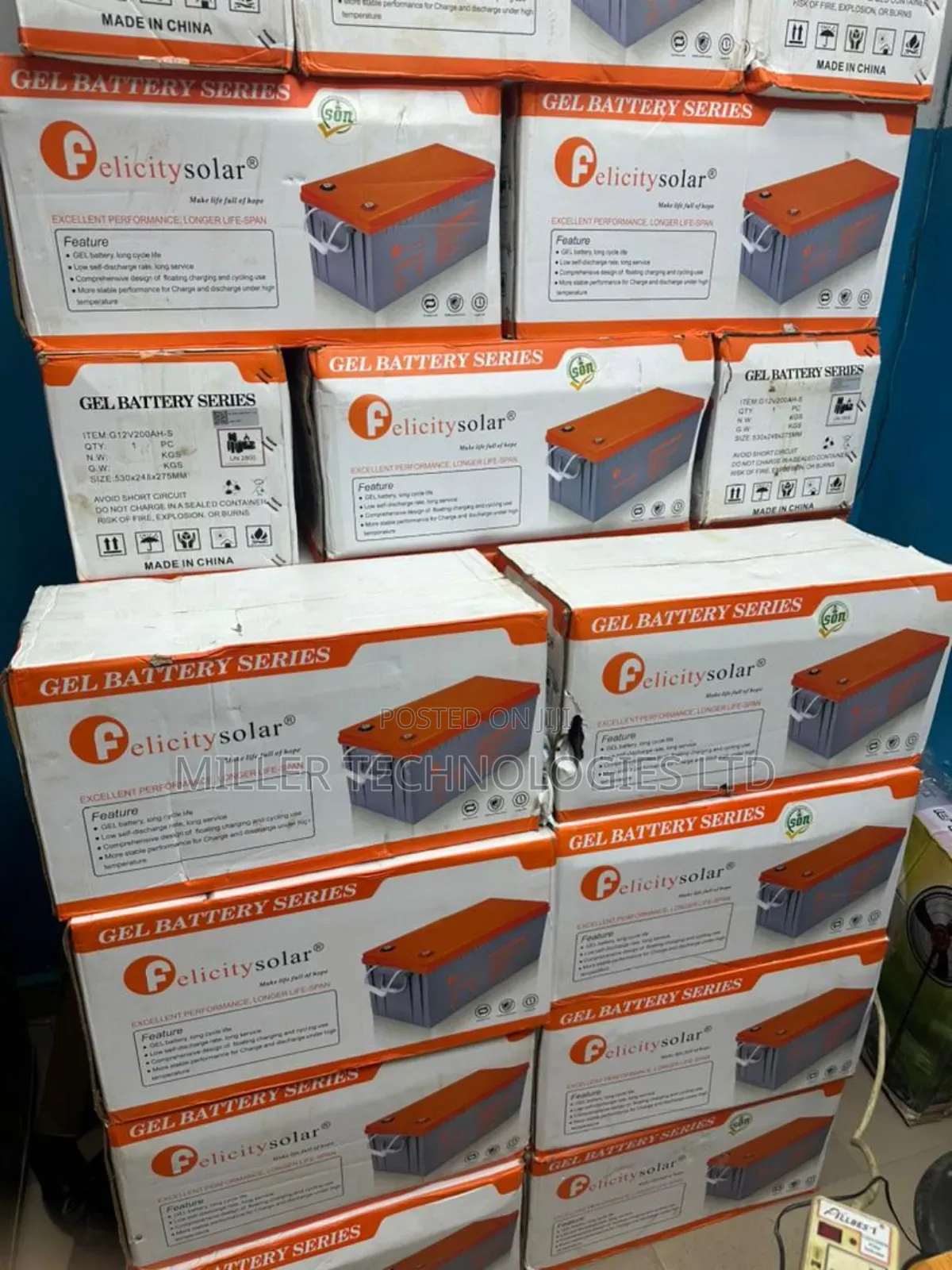 Felicity 200ah 12V Dry Cell Gel Battery STRONG