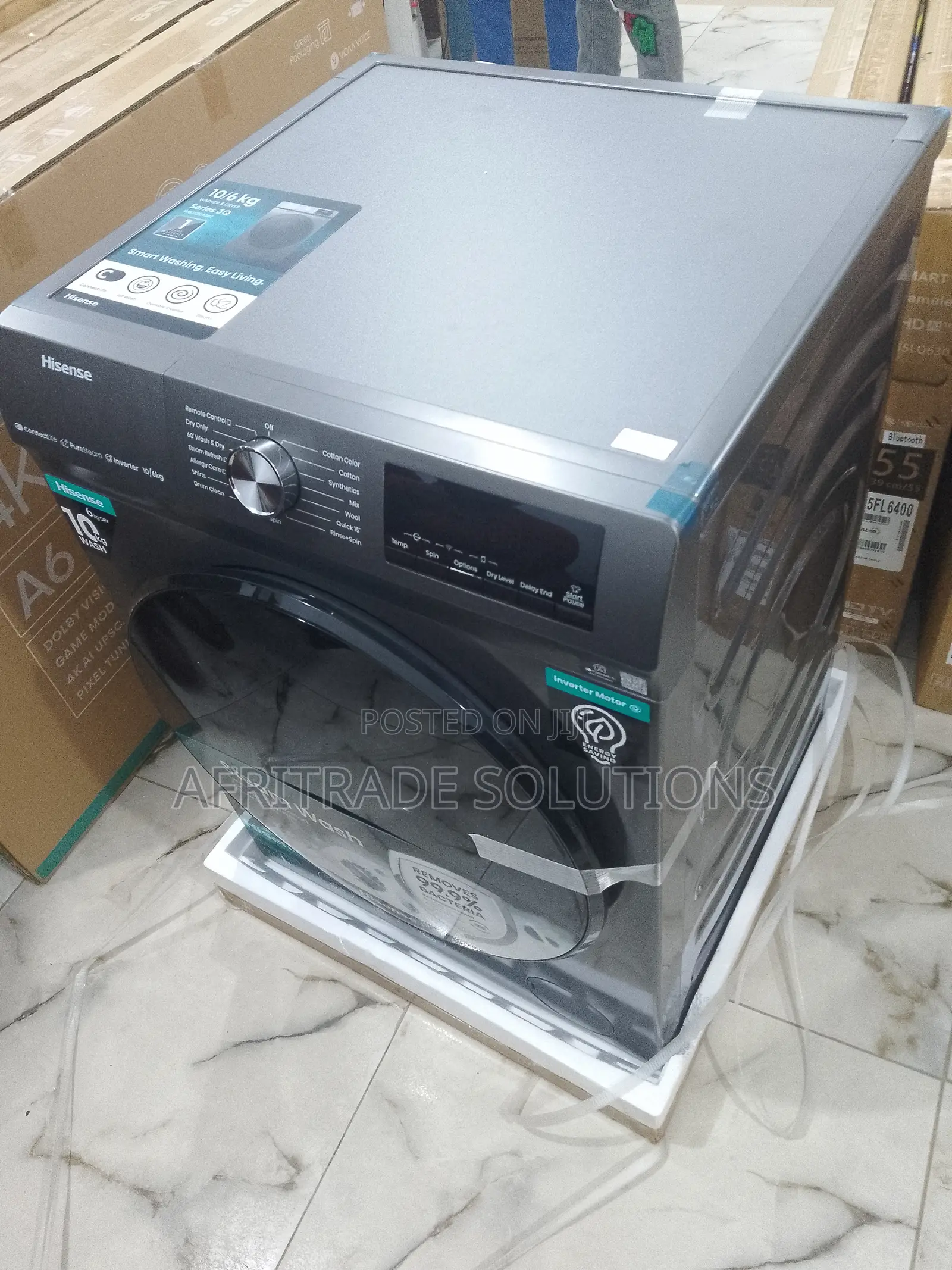 Brand New Hisense 10kg Automatic Washing Machine