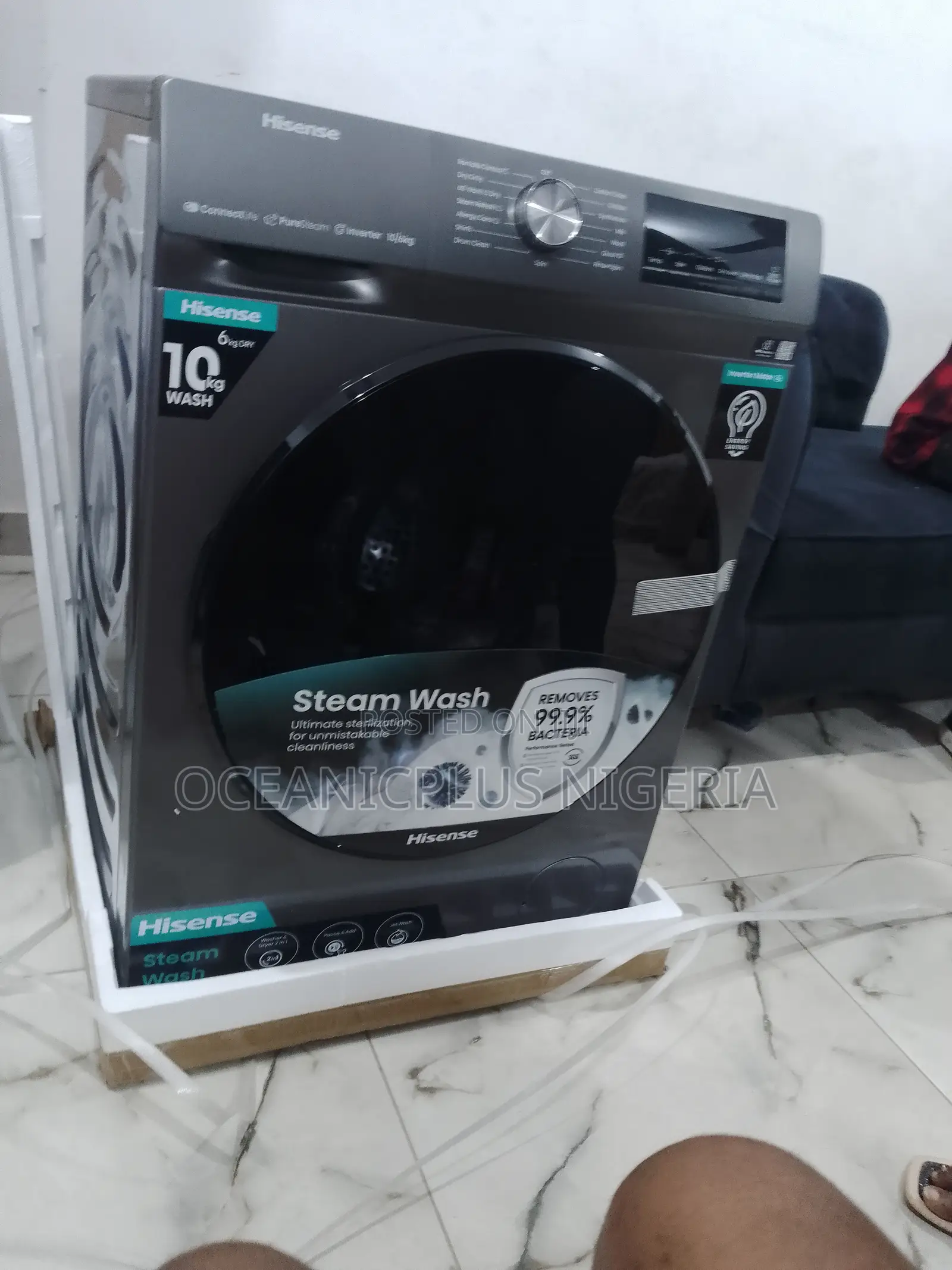 Authentic 10kg Hisense Washing Machine [Wash and Dry]