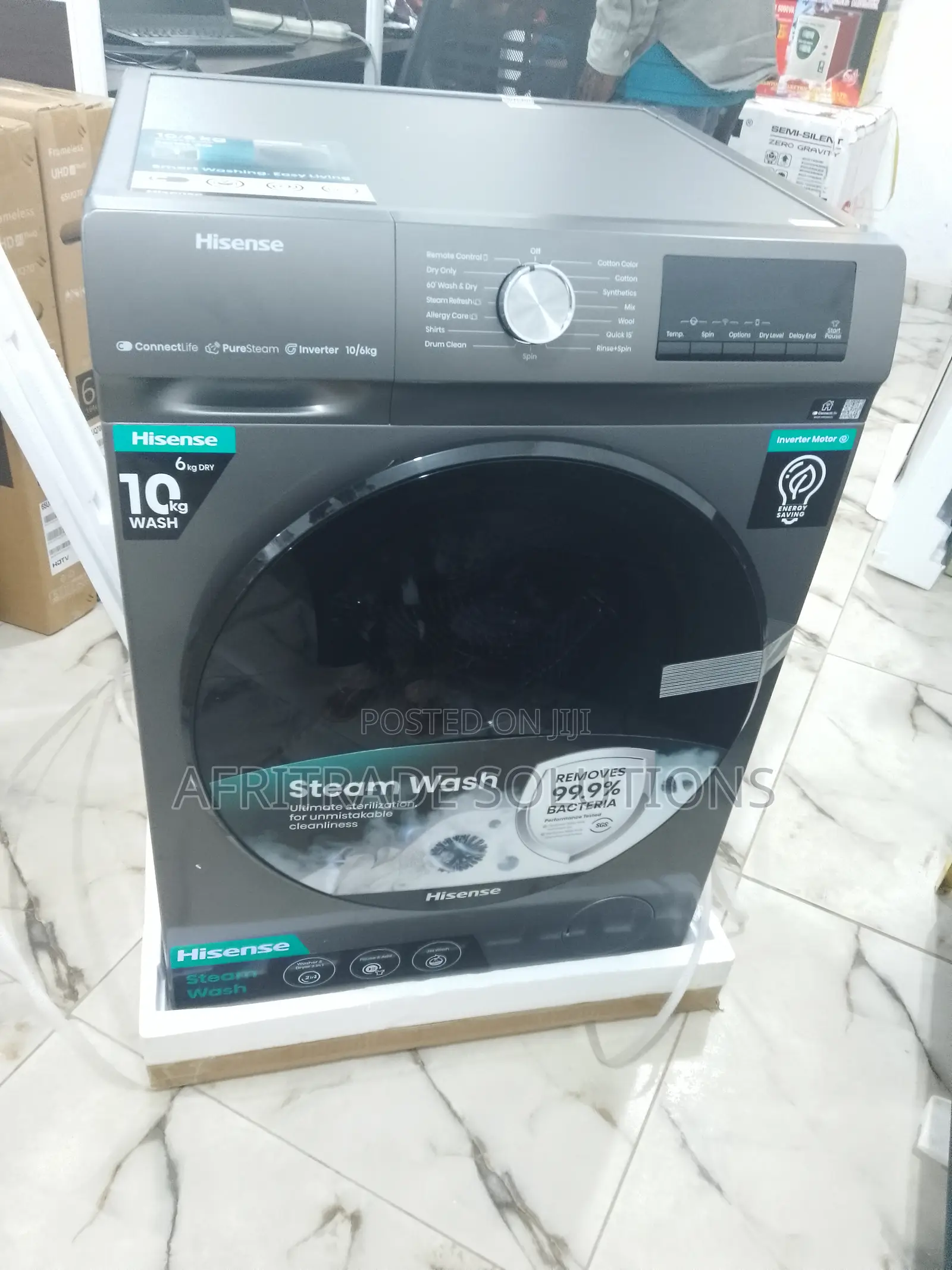 Efficient Brand New 10kg Hisense Automatic Washing Machine (