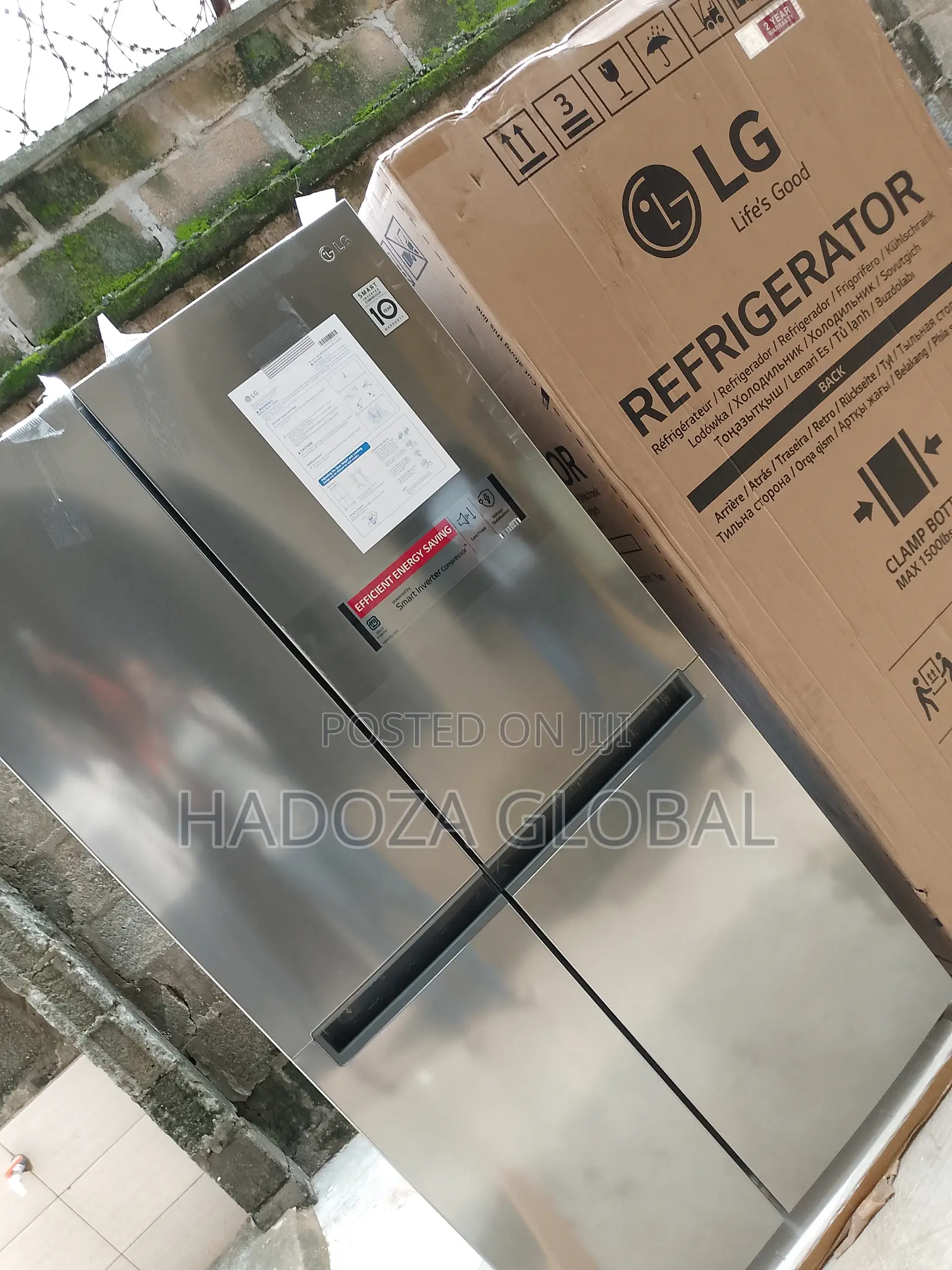 Brand New Refrigerator (Side by Side)-Gc-B257jlyl 625L