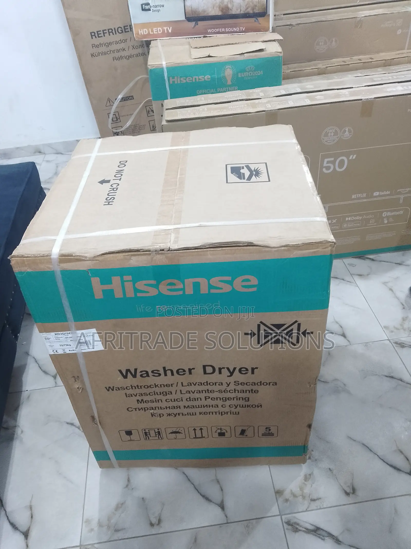 Efficient Hisense Automatic Washing Machine 10kg Wm1043bt