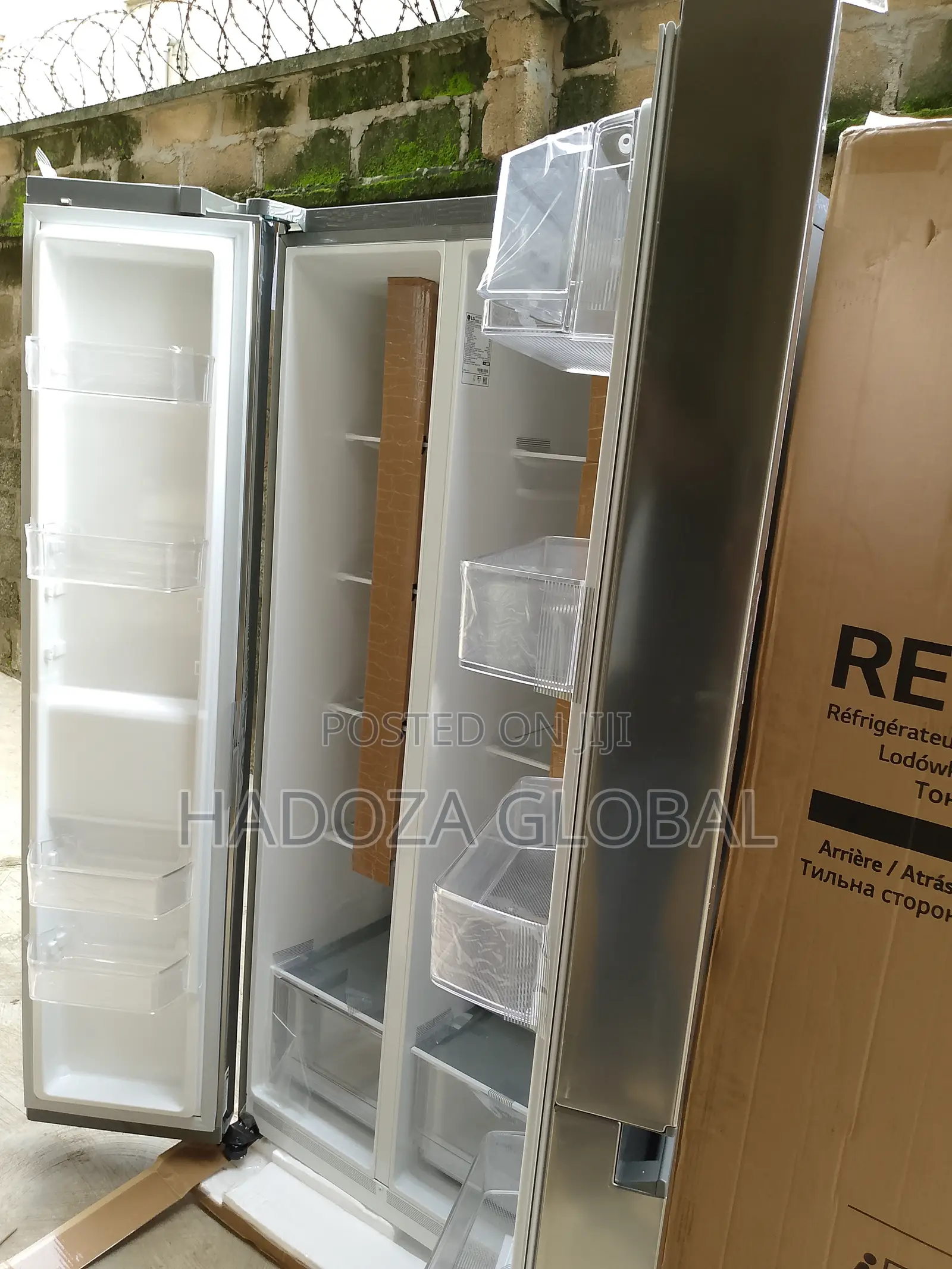 LG Brand New Side by Side Refrigerator 625l- Best Quality