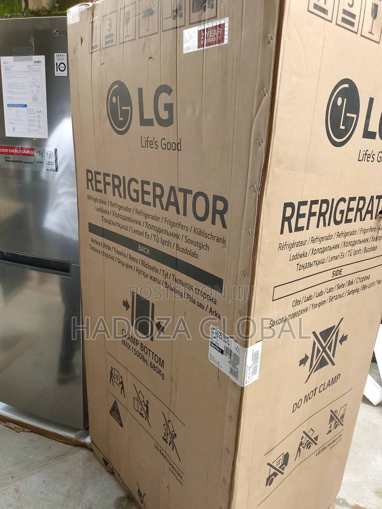 LG Side by Side Refrigerator Quality Brand New 625L