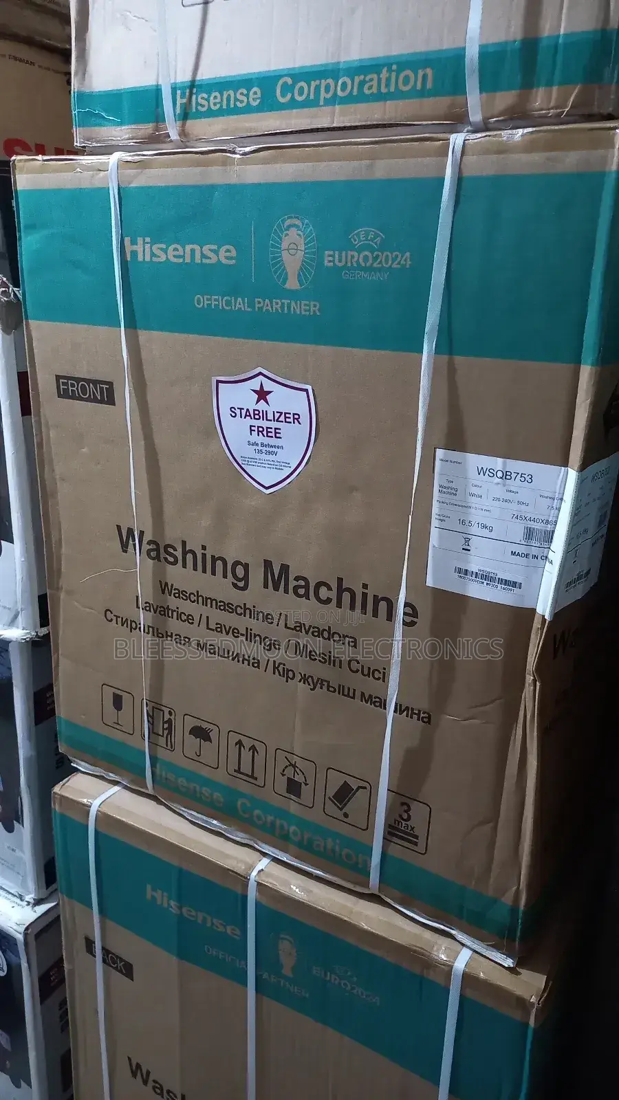 Hisense Stabiliser Free Expert Manual Washing Machine 7.5kg