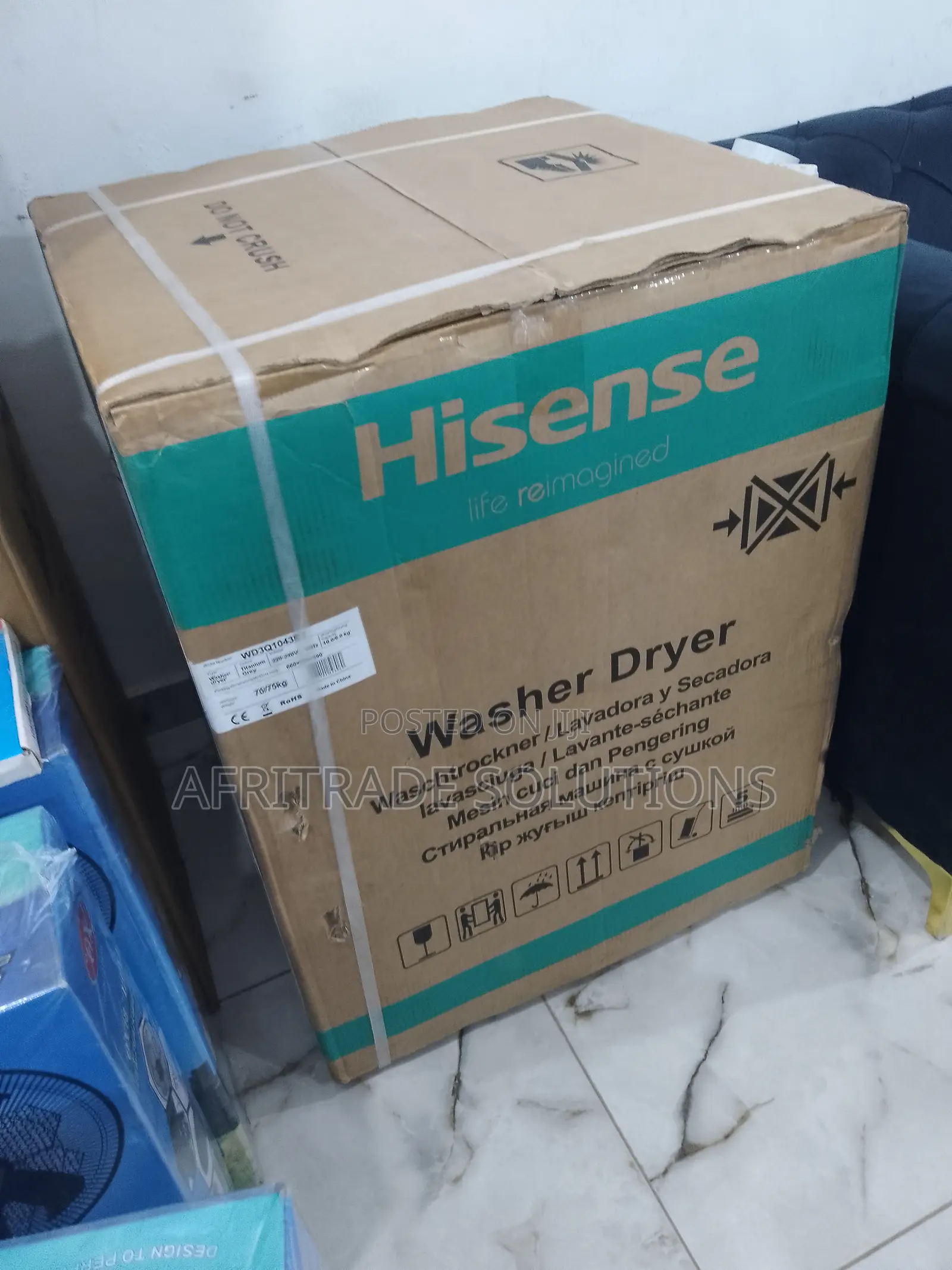 New Hisense Wm1043bt Auto Washing Machine 10kg