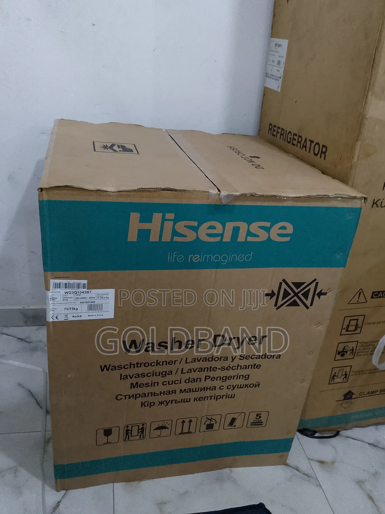 New 10kg Wash and Dry Machine Wd3q1o43bt-Wd3q