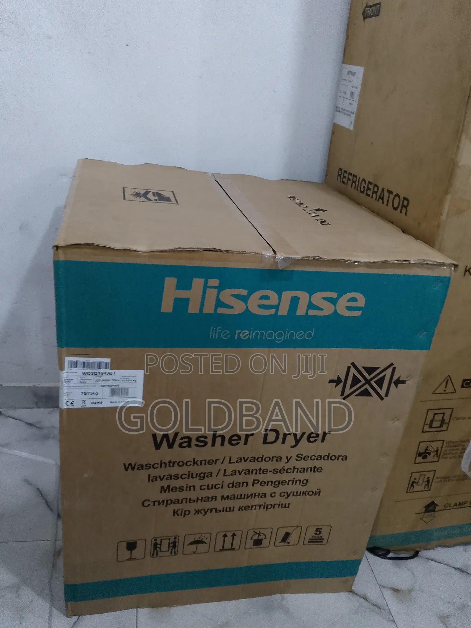Original Hisense 10kg Wash and Dry Machine "Wd3q1043bt-Wd3q"