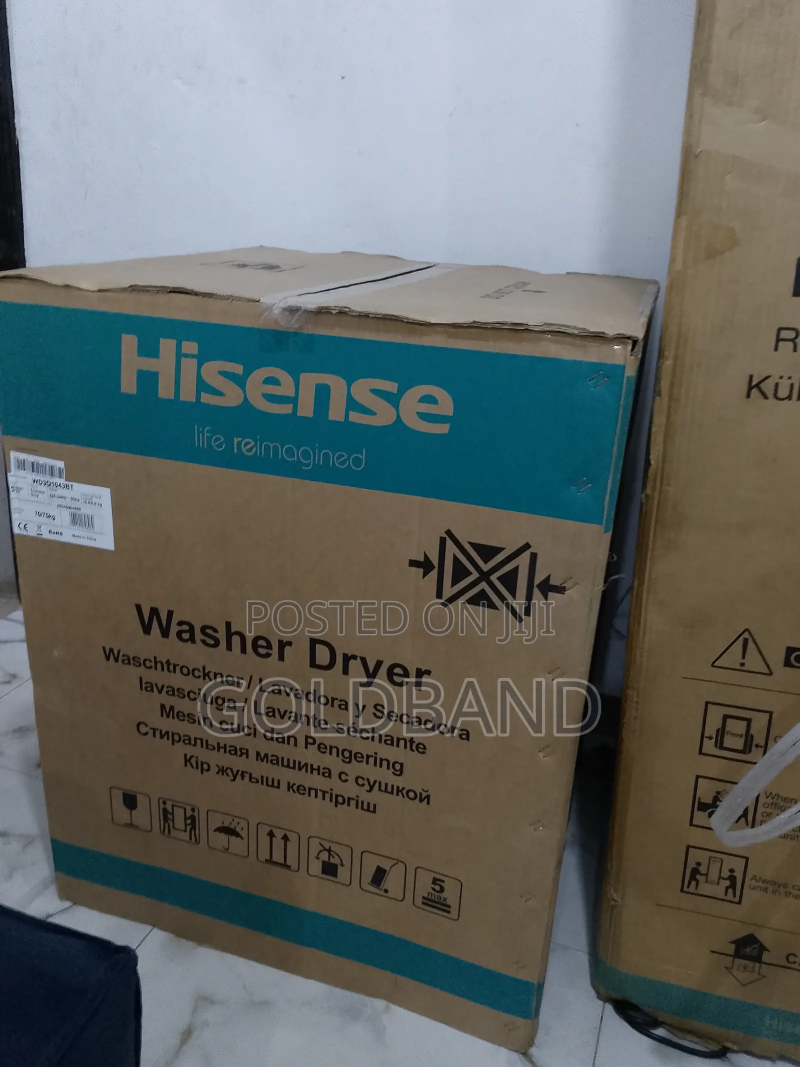 A Clean 10kg Wd3q1043bt-Wd3q Hisense Wash and Dry Machine