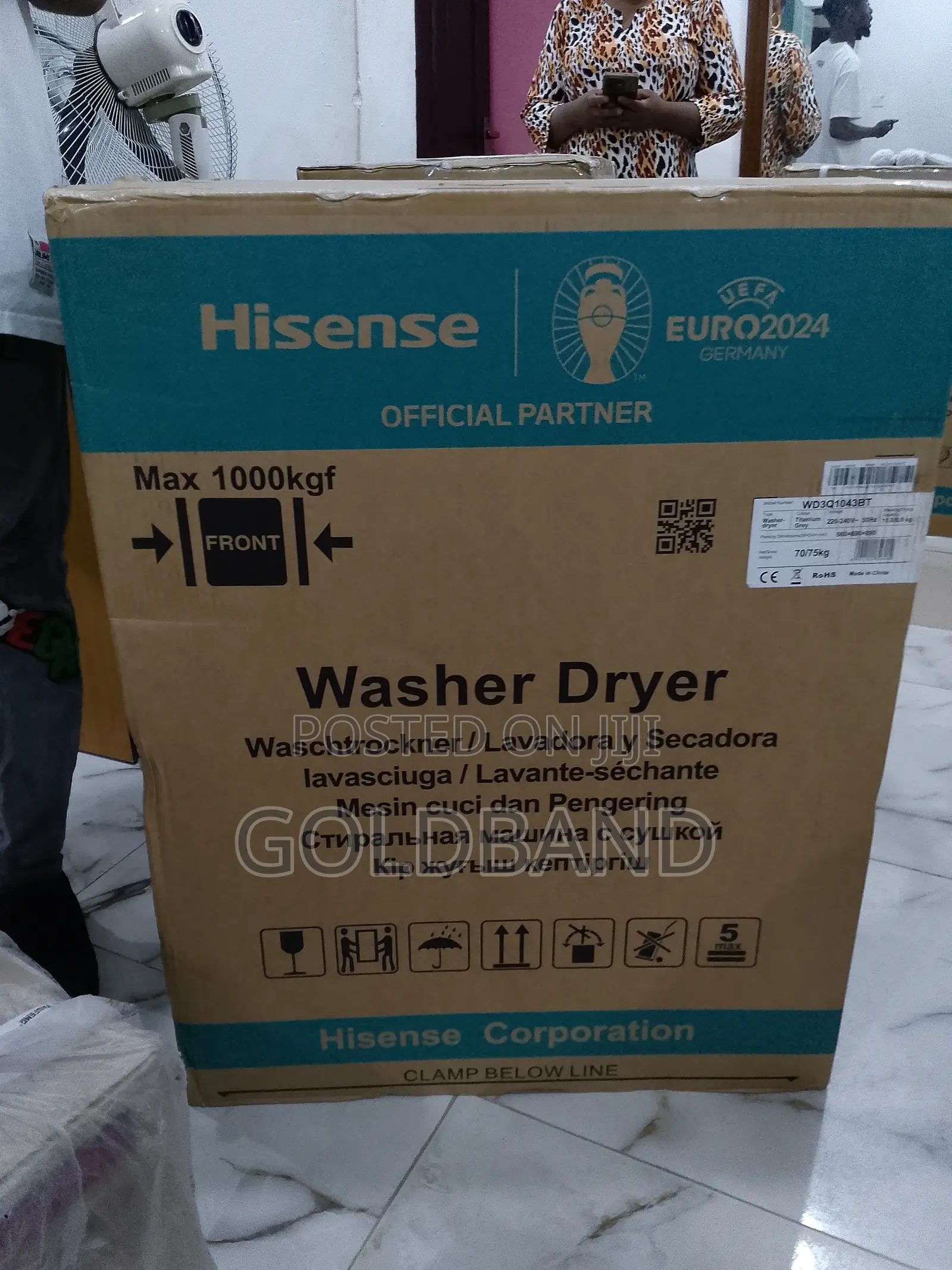 Standard 10kg Hisense Wash and Dry Machine Wd3q1043bt-Wd3q