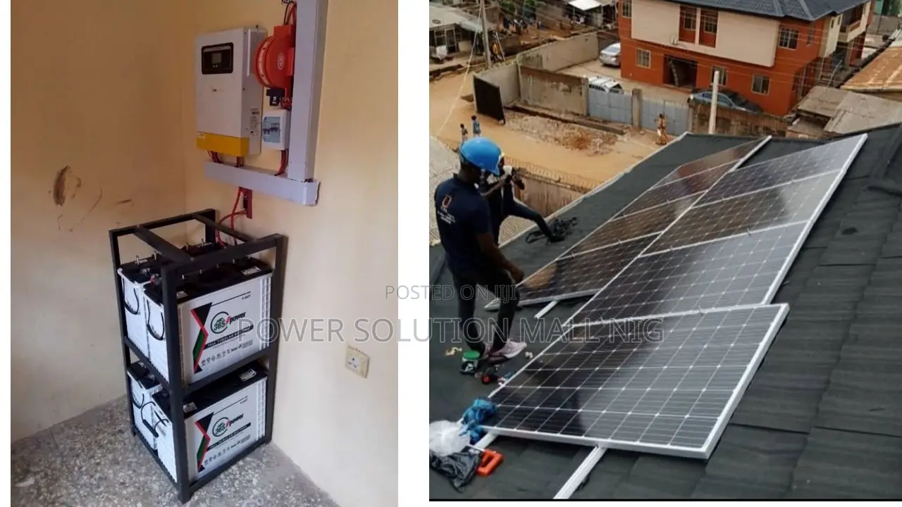 Em 3.5kva/24v 8panels Installation + 8 X Batteries