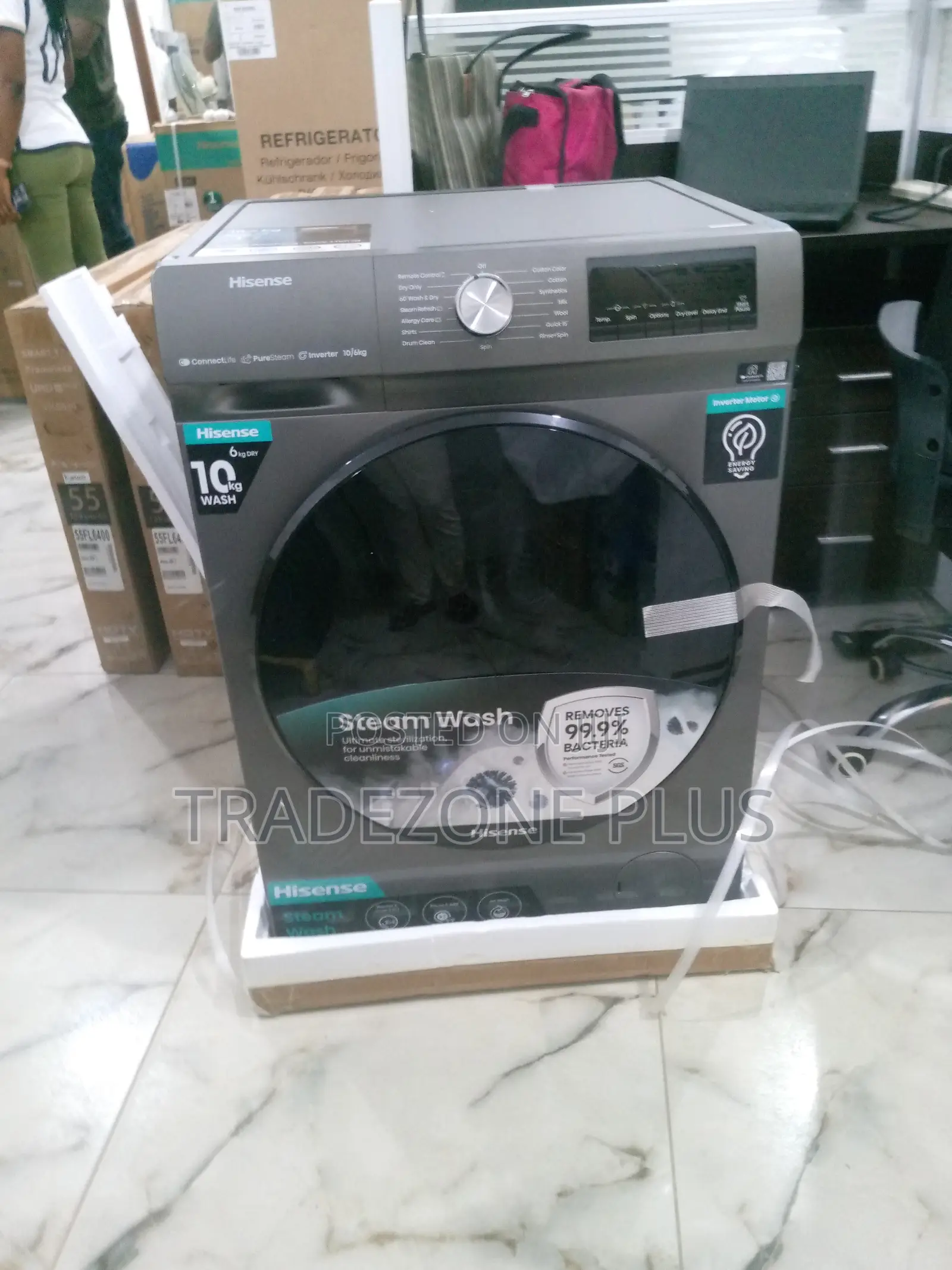 Effective Front Load Washer and Dryer 10.5kg Hisense Washer